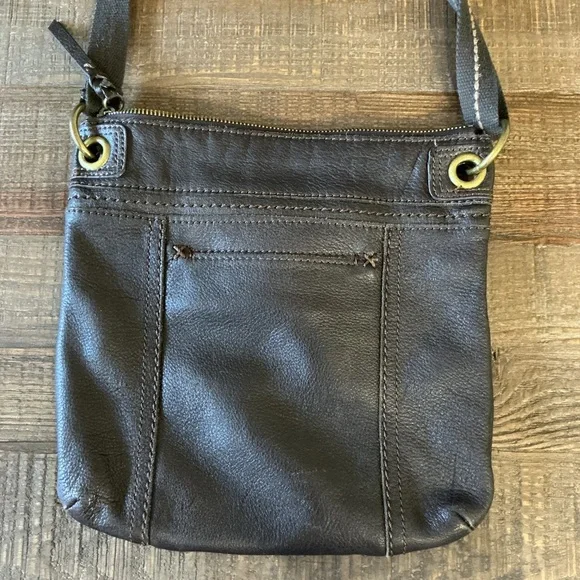 The Sak Kendra Multicolor Patterned Interior Over Shoulder Brown Crossbody Bag - Picture 5 of 9